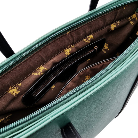 Tonal Handle Tote Bag 2-in-1 Bundle Set