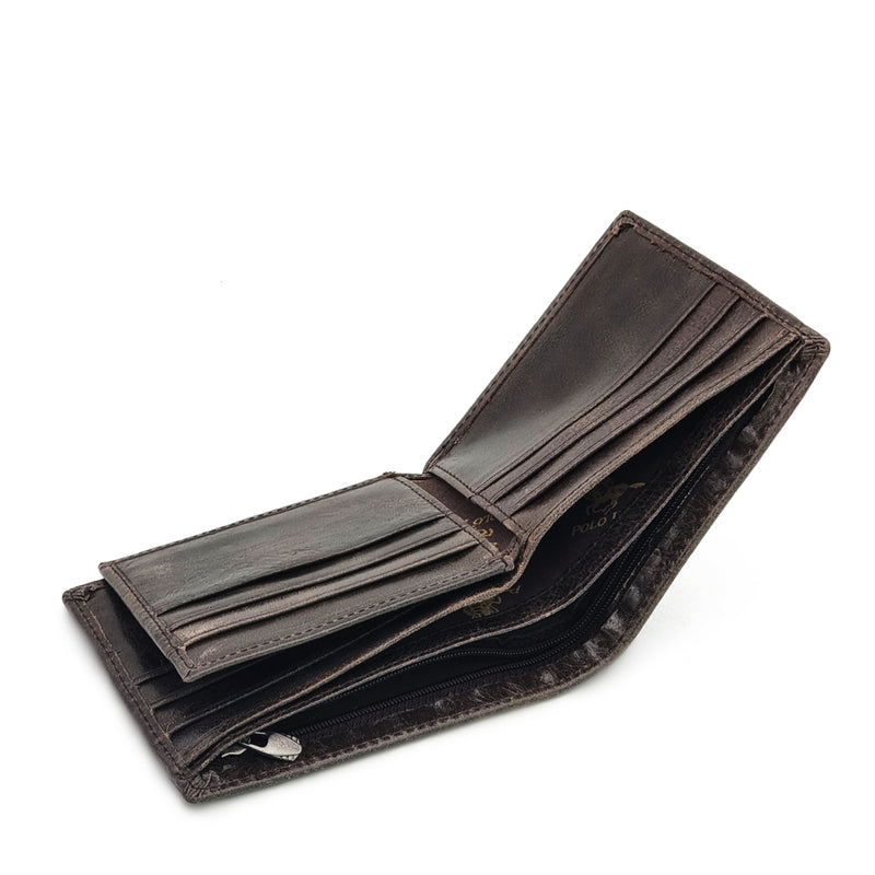 Load image into Gallery viewer, Genuine Leather Short BiFold Wallet - Card Slots
