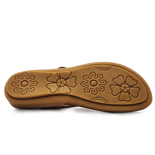 Plus Size Flat Slide Sandals