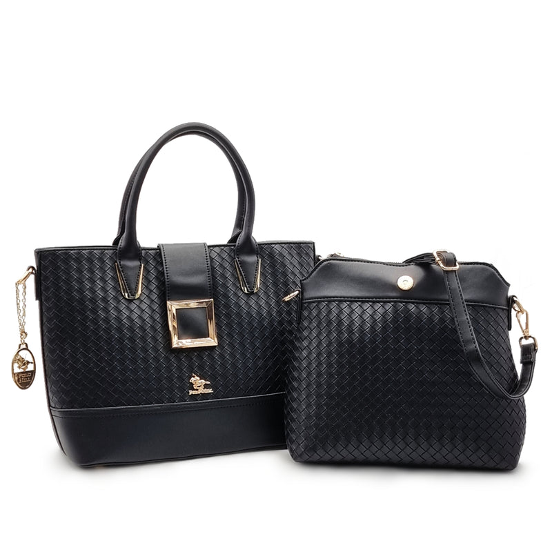 Load image into Gallery viewer, Peona Straw-Like Handbag with Inner Detachable Sling Bag
