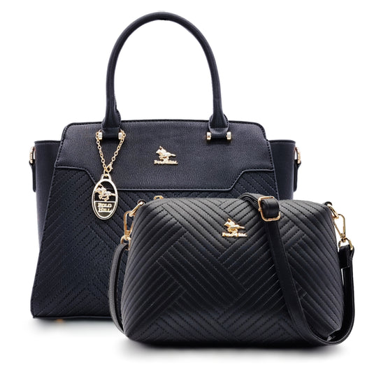 Weave Pattern Handbag 2-in-1 Bundle Set