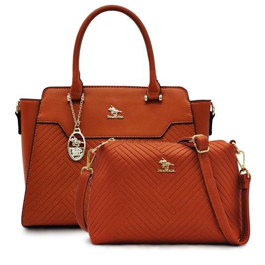 Weave Pattern Handbag 2-in-1 Bundle Set