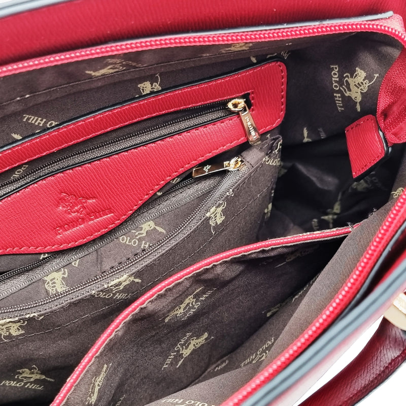 Load image into Gallery viewer, Weave Pattern Handbag 2-in-1 Bundle Set
