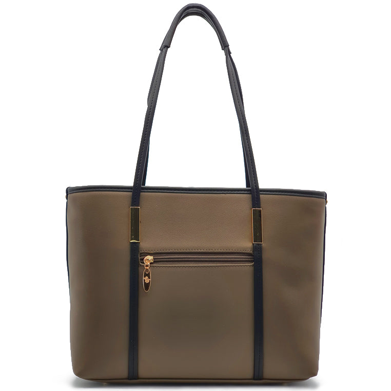 Load image into Gallery viewer, Danni  Faux Leather Shoulder Tote Bag 2-in-1 Set
