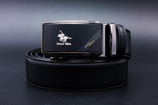 Premium Series Faux Leather Automatic Buckle 140cm Belt Gift Box