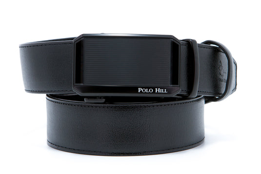Black Grille Automatic Buckle Belt