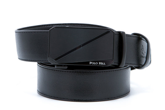 Black Grille Automatic Buckle Belt