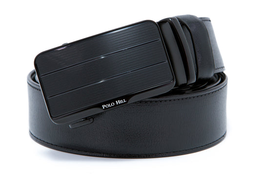Black Grille Automatic Buckle Belt