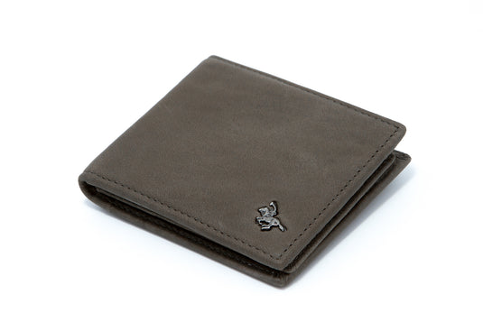 Genuine Leather RFID Protected Khaki BiFold Wallet