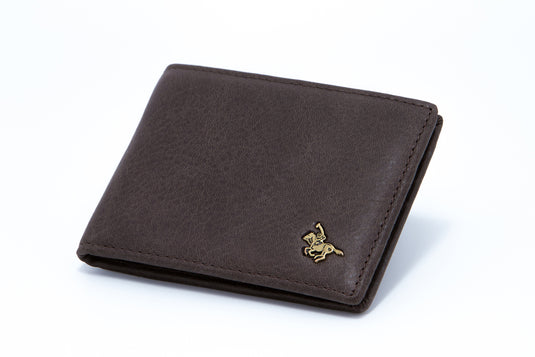 Slim Genuine Leather RFID Protected Genuine Leather BiFold Wallet