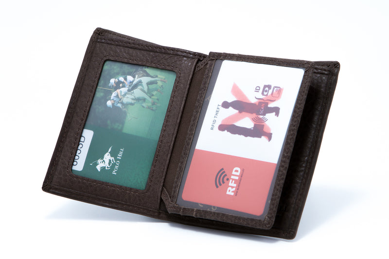 Load image into Gallery viewer, RFID Protected Genuine Leather BiFold Card Holder Wallet
