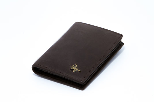 RFID Protected Genuine Leather BiFold Card Holder Wallet