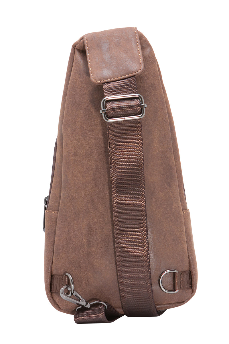 Load image into Gallery viewer, Faux Leather Chest Bag
