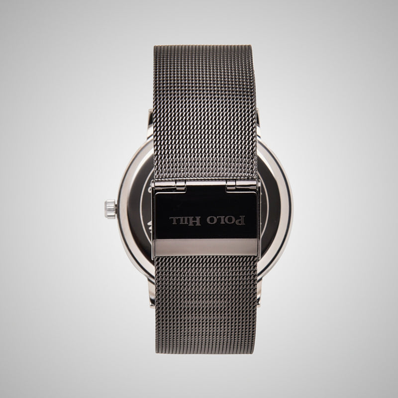 Load image into Gallery viewer, Round Dial Quartz Milanese Alloy Mesh Black Dial Fashion Watch

