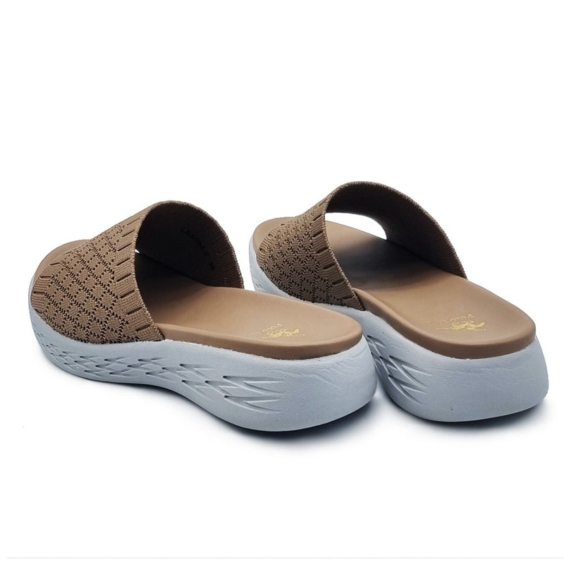 Load image into Gallery viewer, Woven Fabric Band Slide Sandals
