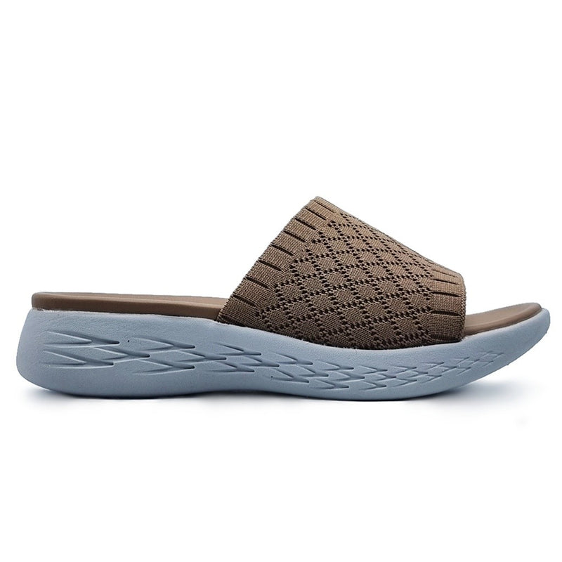 Load image into Gallery viewer, Woven Fabric Band Slide Sandals
