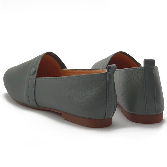 Low Flat Heel Slip On Loafers