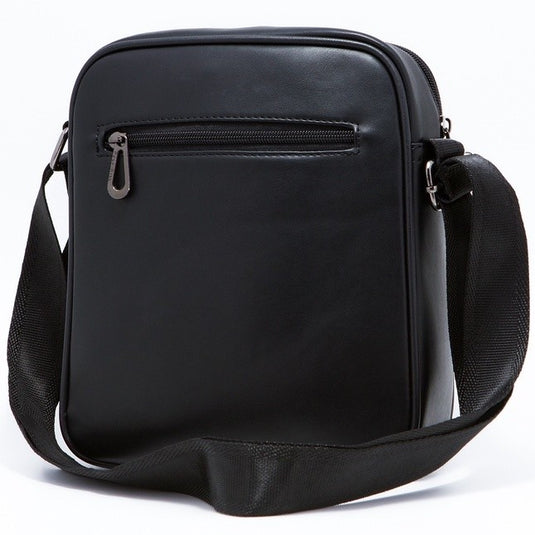 Oily Texture Half Flap Crossbody Bag