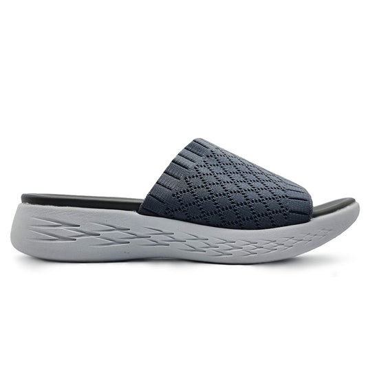 Woven Fabric Band Slide Sandals