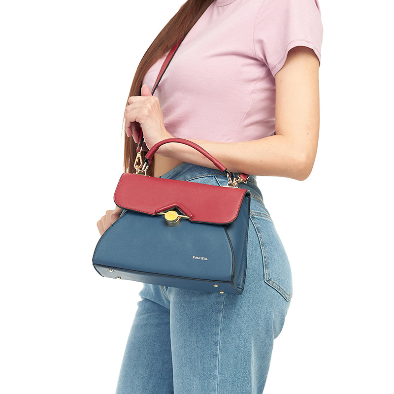 Load image into Gallery viewer, Marlowe Turn-Lock Crossbody Sling Bag
